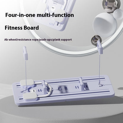 Multifunctional Fitness Board Flat Support Chest And Abdominal Muscle Equipment Household Abdominal Wheel 70c847b7 9bc7 446b 