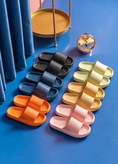 New Household Foot Feces Slippers Female Bathroom Bathing Couple Home Sandals And Slippers Male Summer Outer Wear Thick 70d49