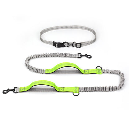 Multifunctional Running Reflective Double Telescopic Dog Leash Dog Chain Lead Rope 70de22d2 bb63 4d0b 880a 736976d60a8b