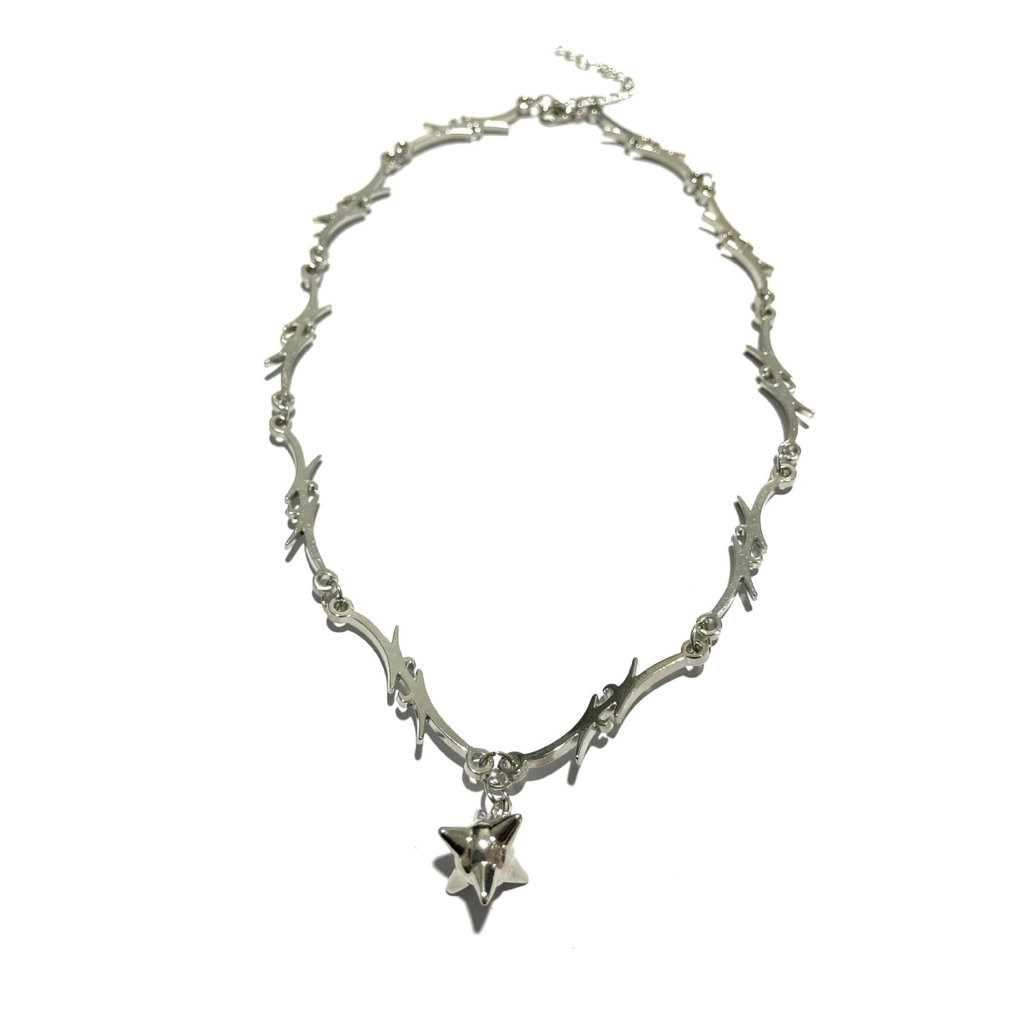 Fashion Thorn Iron Flame Clavicle Chain 7100c353 4627 4852 bcd7 8823e5e91f9c