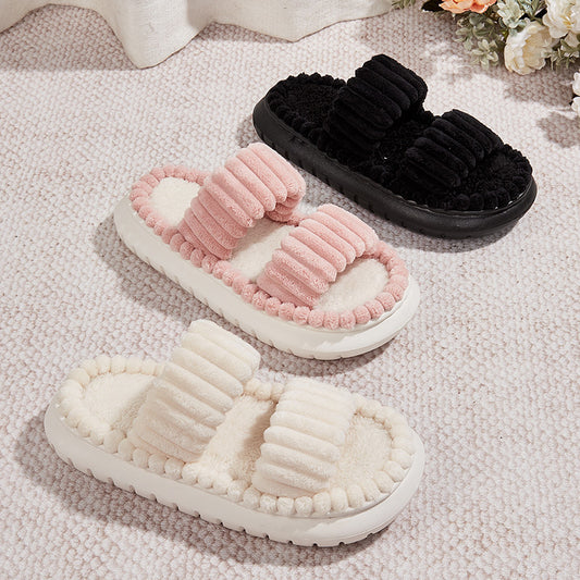 Women's Casual Versatile Thick Sole Indoor And Outdoor Slippers 710e954c ca55 4261 aec7 ddce80735d4e