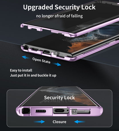 Applicable To S24Ultra Peep-proof Magnetic Mirror Universal Magnetic King Phone Case 7111cc09 ecec 47c8 8c34 70ee10f777ea