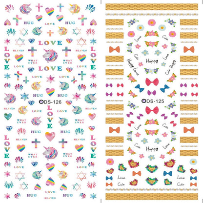 Watermark sticker decal nail sticker 713165875712
