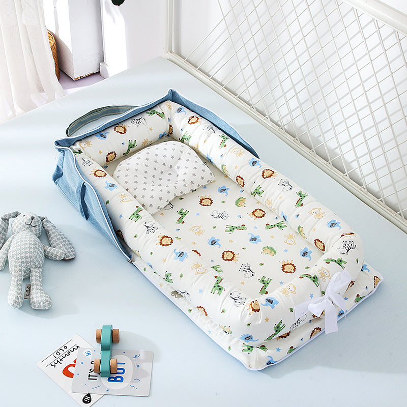 Baby Removable And Washable Bed Crib Portable Crib Travel Bed For Children Infant Kids Cotton Cradle 71344403 4950 4755 8d8d 