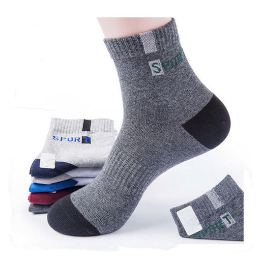 Men's Fashion Sports Breathable Sweat-absorbing Mid-calf Cotton Socks 7139ce67 5909 40c2 bbf7 5b1ceb3787a5