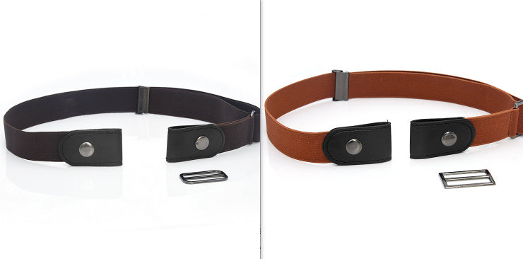 New Slim Elastic Invisible Belt Simple Lazy Belt Fat Elastic Leather 71461446 ff60 43e9 9b6b fbc7209f5b68