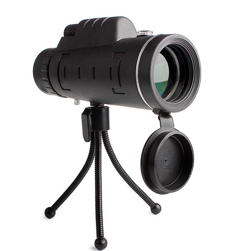 Compatible with Apple, Monocular Telescope Zoom Scope with Compass Phone Clip Tripod - 图片 5