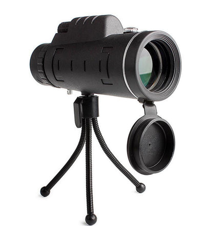 Compatible with Apple, Monocular Telescope Zoom Scope with Compass Phone Clip Tripod - 图片 5