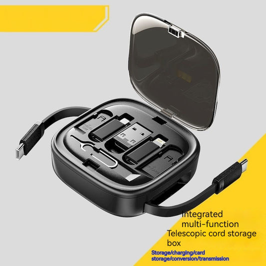 Data Cable Flexible Wire Storage 60W Fast Charging Multi-function Mobile Phone Charging Interface Box - 图片 1