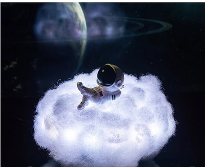 LED Colorful Clouds Astronaut Lamp With Rainbow Effect As Children's Night Light Creative Gift 716922565278