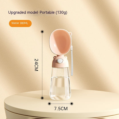 Portable Dog Water Bottle Food And Water Container For Pet Pets Feeder Bowl Outdoor Travel Drinking Bowls Water Dispenser 717