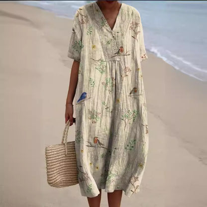 Women's Comfortable Loose Printed Long Dress 717871fb 67b1 442f a78e 05e4b512625e