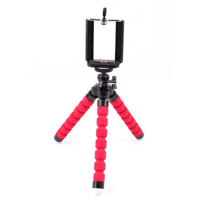 Compatible with Apple, Mini Flexible Sponge Octopus Tripod Stand Holder for Mobile Phone Smartphone GoPro Camera Monopod Support Bracket Deskstop Stent - 图片 3