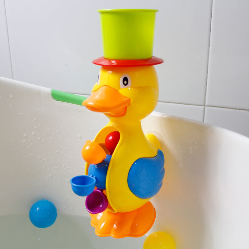 Bath toy duck waterwheel 7186932371530