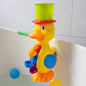 Bath toy duck waterwheel 7186932371530