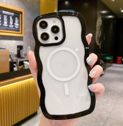 Magnetic Shell Wave Soft Phone Case - 图片 2