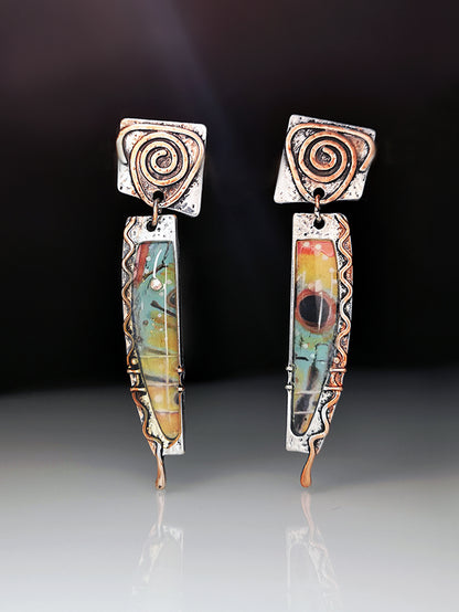 Simple Geometric Personality Metal Earrings 71c14bce a055 4a1b 89df 98a842b1acab