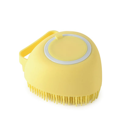Silicone Dog Bath Massage Gloves Brush Pet Cat Bathroom Cleaning Tool Comb Brush For Dog Can Pour Shampoo Dog Grooming Suppli