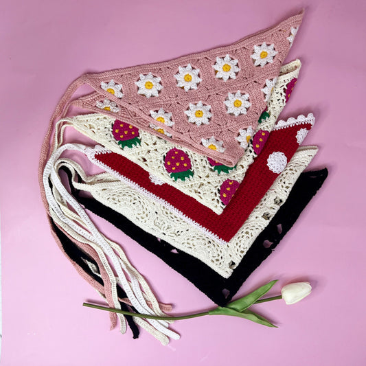 All-matching Triangular Binder Knitted Hair Band 71d0ab5f 9301 4dd4 bfa8 57839bba89b6