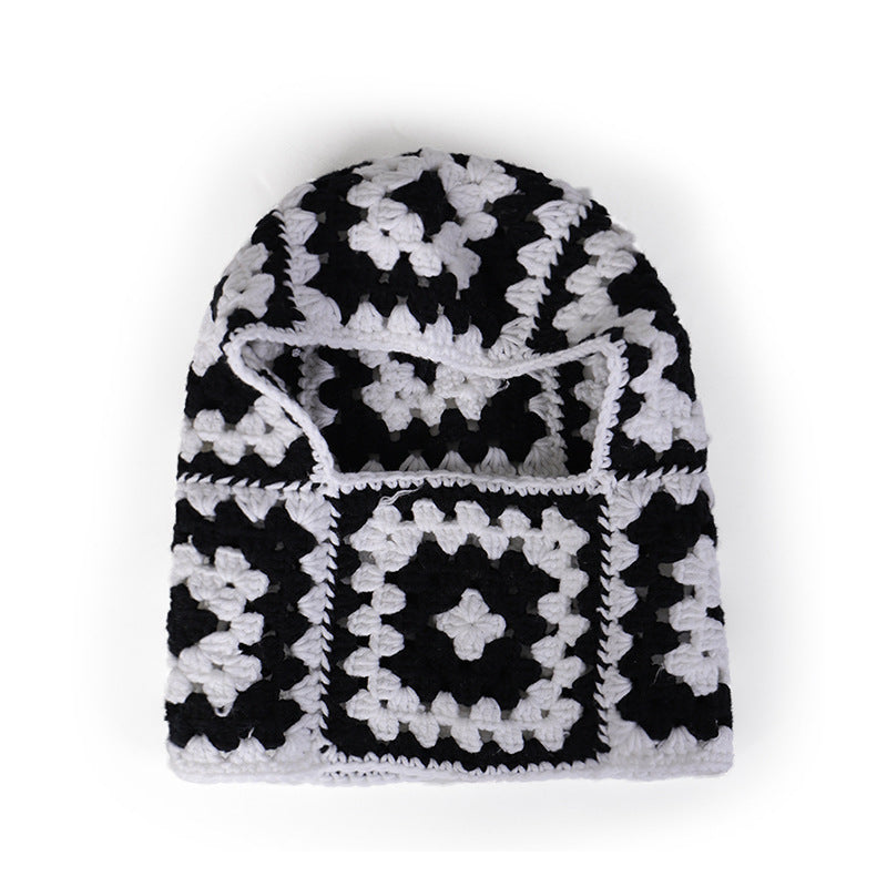 Handmade Wool Hook Autumn And Winter Warm Ear Protection Hooded 71e1d97d b579 4da8 9515 dc63187b2a99