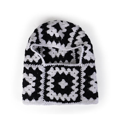 Handmade Wool Hook Autumn And Winter Warm Ear Protection Hooded 71e1d97d b579 4da8 9515 dc63187b2a99
