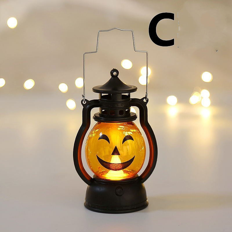 Halloween Oil Lamp Portable Pumpkin Lantern Skull Decoration 71fcda15 8af8 4602 91d5 1b7feb267144
