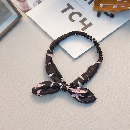 Big bow tie bunny ears headband 720058030101