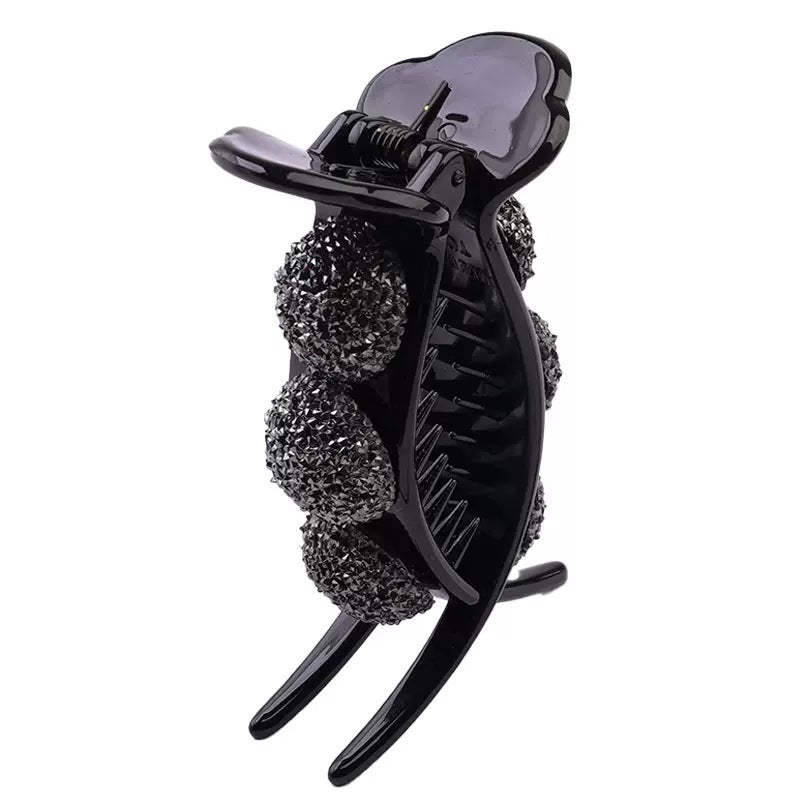 High-grade Light Luxury Butterfly Full Diamond Ponytail Bun Temperament Grip 7201e410 7ee1 499c ae89 ac90e27705d2