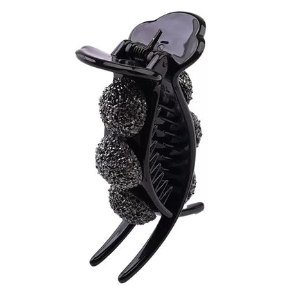 High-grade Light Luxury Butterfly Full Diamond Ponytail Bun Temperament Grip 7201e410 7ee1 499c ae89 ac90e27705d2