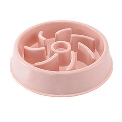 Plastic Pet Dogs And Cats Choke Prevention Slow Food Bowl 7205041827580
