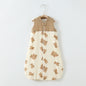Baby Sleeping Bag Double Layer Patchwork Stand-up Collar Gauze Waistcoat Sleeping Bag 72225efb ae79 493b 9a44 d02a6791b9d3