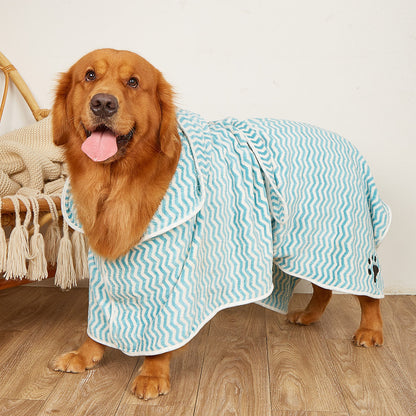 Pet Dogs And Cats Microfiber Bathrobe Towel 72249d68 ef07 466a 85a8 36516b199e15