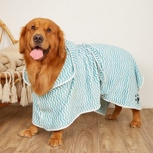 Pet Dogs And Cats Microfiber Bathrobe Towel 72249d68 ef07 466a 85a8 36516b199e15