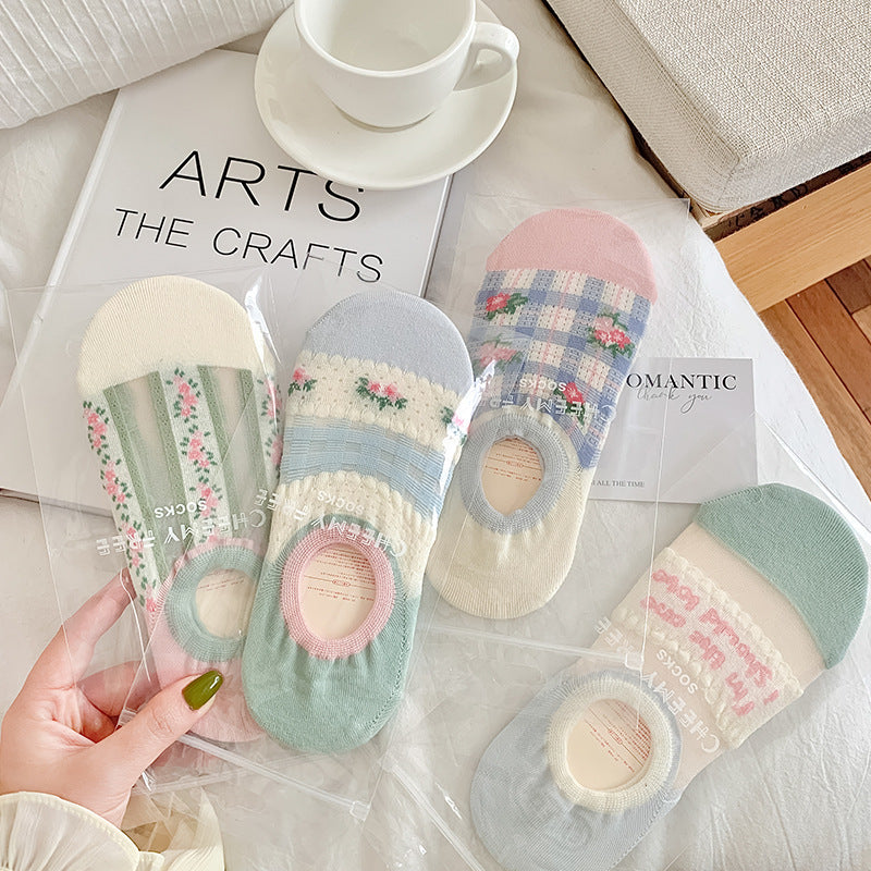 Women's Summer Thin Sweet Fresh Low Cut Sock 725760dc 1b6f 47cd b3c6 2c75ee739dd1