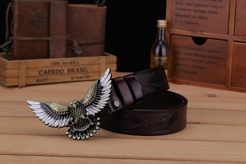 Men's Fashion Eagle Leather Belt 72596298 e4fb 4c95 8dfa 4a7a708511d2