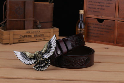 Men's Fashion Eagle Leather Belt 72596298 e4fb 4c95 8dfa 4a7a708511d2