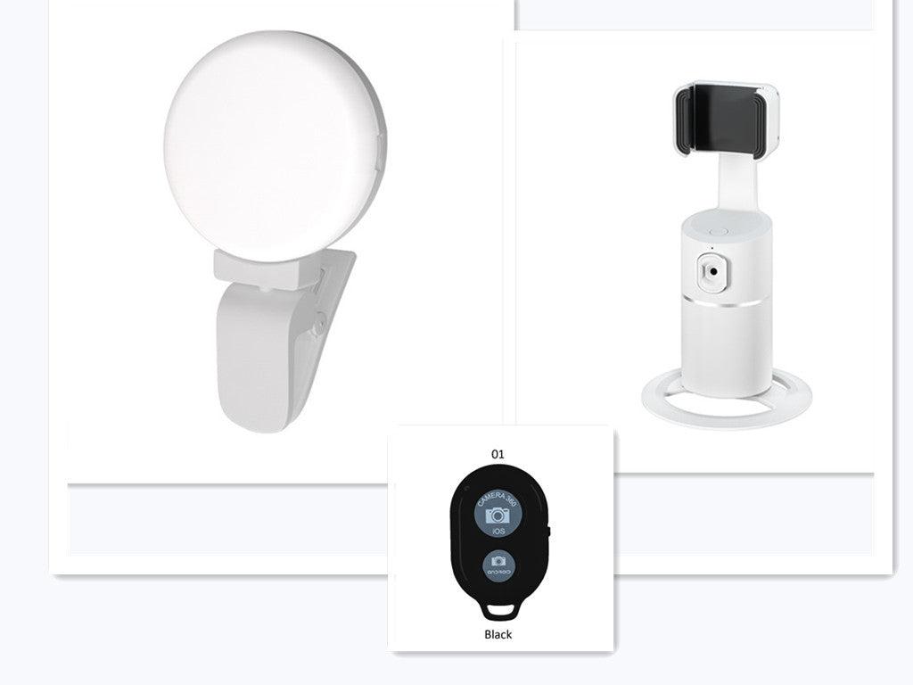 Smart Face Recognition Tracking PTZ Mobile Phone Stand Anchor Live Broadcast Stand - 图片 39