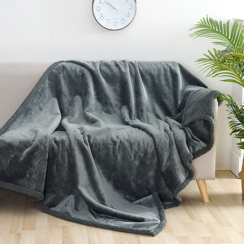 Flannel Cotton Wool Sherpa Thick Pet Blanket Dog Kennel 726f6119 682b 4318 a62a 788dd04b36c8