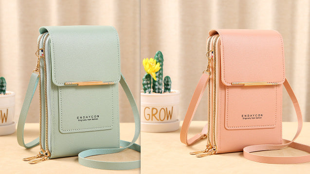 Factory Direct Sales Touch Screen Phone Bag Women's Messenger 727c8eff b9e2 4777 8772 666884c2fa38
