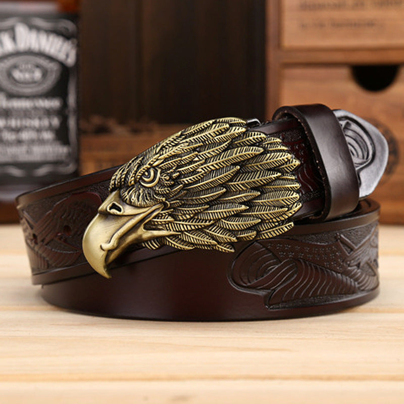 Men's Fashion Eagle Leather Belt 728243bc 5269 4022 8533 0de5484f7dc2