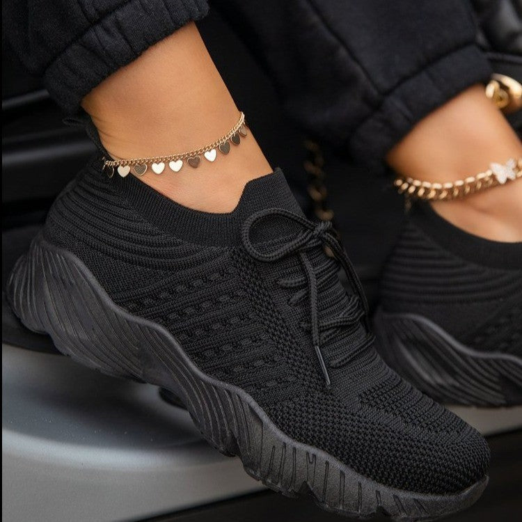 Women's Sneaker Thick Bottom Solid Color Dad Shoes 72889fac d92c 490a 907c 864c44b61b6f