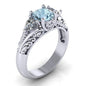 Diamond ring wish hot selling jewelry new European and American sapphire engagement ring creative couple ring 7290222669 1189