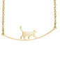 Fashion Jewelry Cute Climbing Cat Pendant Necklace Niche 72917751 b2eb 4a60 9769 a6736daa50c2