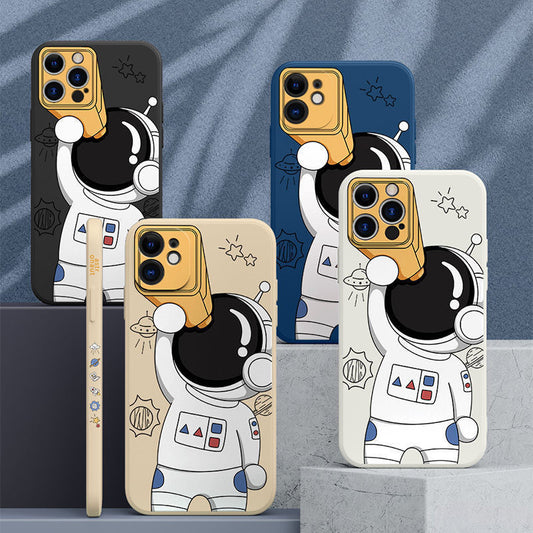 Telescope Astronaut Mobile Phone Case Soft Shell 72933e55 5fa6 40c8 b667 69301a19e15c