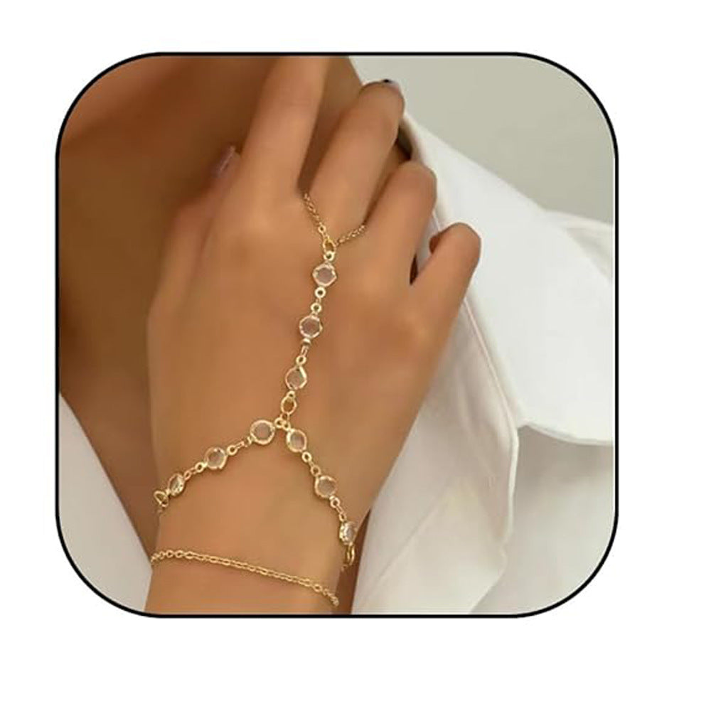 Small Rice-shaped Beads Rice Beads Zircon Pearl Ring Chain Love Finger Chain Ornament 729fcce6 a3cd 4b6e 82e0 ae0cadaa0081