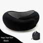 Travel Neck Pillow Non-Deformed Airplane Pillow Travel Neck Cushion Durable U-Shaped Travel Memory Cotton Nap Neck Pillow 72c