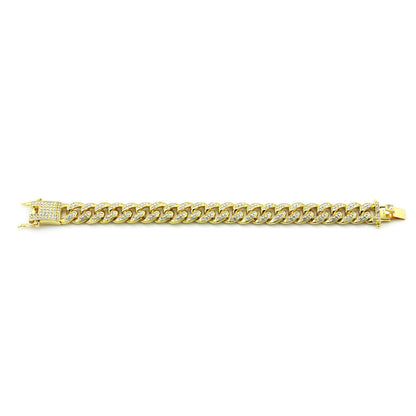 Full Rhinestone Cuban Bracelet Hiphop Men's Fashion 72cde96f 7fde 460c b71e 445d6b7608e7