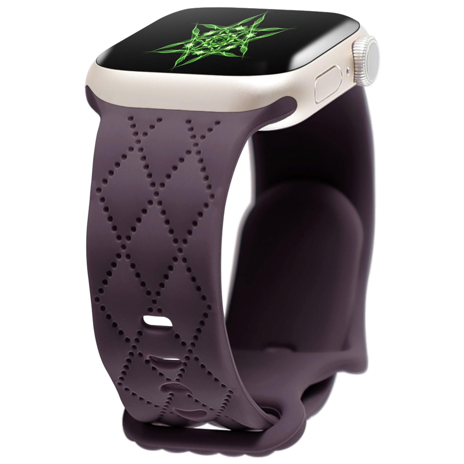 For Watch S9 Texture IwatchS8ULTRAL Silicone Butterfly Buckle Strap 72ea2143 c664 4239 b2d3 26bfd99233cd