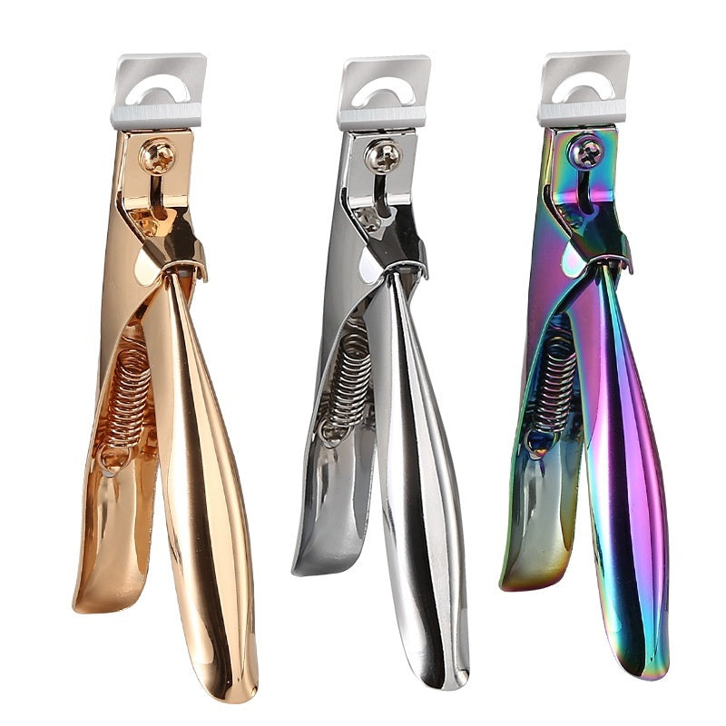 Flat Mouth U-shaped Scissors Nail Tip Pliers Extension Nail Trimming Tool 72fd9dad 393b 40a6 923e a602a2da2d93