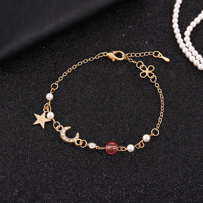 Half Moon Star And Moon Bracelet Student Girl Heart Bracelet 7305a053 38f8 42e0 b50f 0dec0435e72d